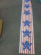 Group Of Patriotic Themed Decor Items / Kitchen Towels / Pillow Cases / Table Runner