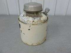 Vintage Metal Water Jug For Decor
