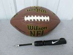 Wilson Pro NFL Football With Hand Air Pump