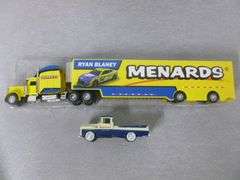 Collectible John Menard - Labor Day Semi Truck & Trailer - 14" L - Denver Die Cast Truck - 4.5" L