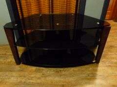 Glass Top TV Stand