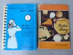 (2) Collector Cookbooks - 1982 Autographed Gladys Anderson / 1976 American Dairy Asso.
