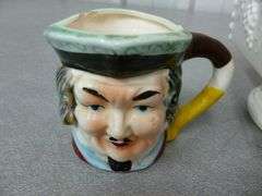 (3) Collector / Vintage Items - Enesco Candy Dish With Lid No. E-3206 / Toby Mug / Japan Knott's Ber