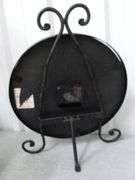 Rod Iron Framed Battery Operated Clock - 10" Across