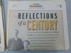 Collectible December 31st 1999 Star Tribune Minneapolis Turn Of The Century Newspaper