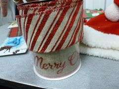 Group Of Christmas Decor / St. Nick Sacks / Gift Bags