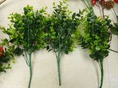 Group Of Nice Christmas Themed Artificial Plants / Decor Items - Related Items