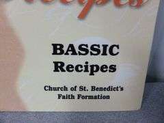 (2) Collector Cookbooks - Sacred Heart School / Church Of St. Benedicts