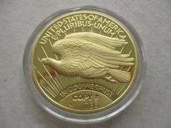 Copy 1933 24K Gold Plated Double Eagle
