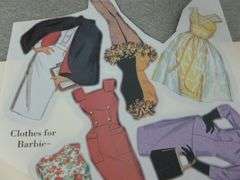 (3) Collectible Barbie Book Set / Barbie Magnetic Paper Dolls