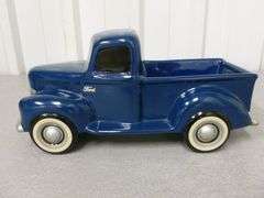 Collectible Teleflora - Ford Ceramic Truck Mantle Decoration - 10.5" L