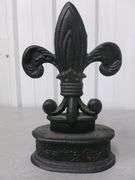 Cast Iron Mantle Decoration - 10" H - Heavy Piece