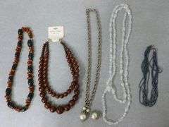 Group Of Nice Looking Necklaces / Including New