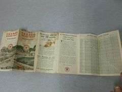 Vintage 1931 Texaco - Wisconsin Road Map