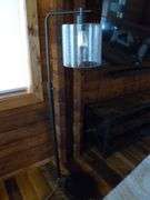 Nice Metal Framed Floor Lamp - 57" H