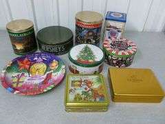 Large Group Of Decorative Tins