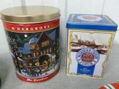 Large Group Of Decorative Tins