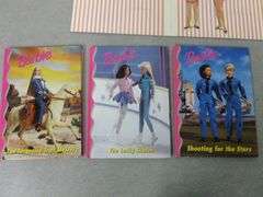 (3) Collectible Barbie Book Set / Barbie Magnetic Paper Dolls