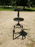 Metal Shop Stool 41" H