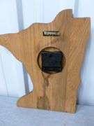 Custom Made - Minnesota Themed Oak Wall Clock - 10" x 12"