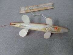 Custom Made Wooden Spearing Decoy - 8" L
