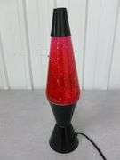 Large Collectible Glitter Lamp - 16.5" H