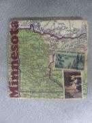 Group Of (7) Tile Coasters - Agate Themed / Route 66