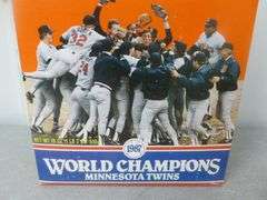(2) Collectible Wheaties - Minnesota Twins 1987 World Series Boxes - Includes Authentic Autographed