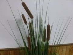 Group Of (3) Artificial Plant Decorations
