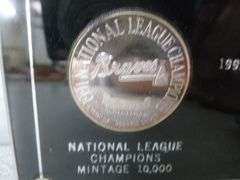 Collectible 1991 MLB - League / World Champion (3) Piece .999 1Oz Silver Coin Set