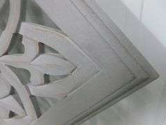 Wooden Trellis Wall Decoration - 17.5" x 17.5"