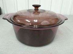 Large Visions 5 Liter Purple Glass Kettle With Lid