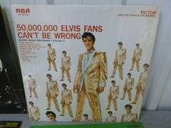 Group Of (6) Collectible Elvis Presley LP Record Albums