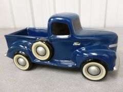 Collectible Teleflora - Ford Ceramic Truck Mantle Decoration - 10.5" L
