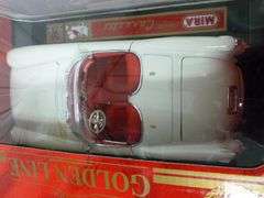 New Collectible Mira - Calidad Golden Line 1953 Corvette  - E1:18 Scale Die Cast Metal Car