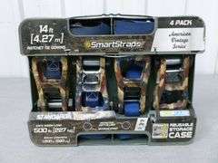 New Smart Strap (4) Pack Of American Vintage Series 1" Ratchet Straps