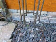 Large Rod Iron Outdoor Decoration - 80" H
