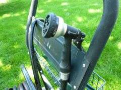 Large Portable Hose Reel With Long Length Of Garden Hose
