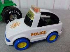 Nylint Poly Tractor / 1987 Buddy L Molded Poly Police Car