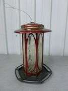Large Metal Framed Bird Feeder - 9" Across x 14" H