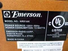 Emerson AM/FM Old Style Countertop Radio With CD Model NR51AK