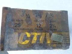 Vintage Activ Full Box Of 25 - 12 Gauge 7 1/2 Shot Shells