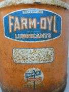 Vintage Farm-Oyl 5 Gallon Metal Oil Can
