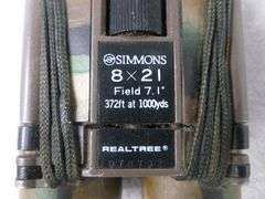 Simmons Real Tree 8 x 21 Binoculars