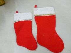 Group Of Nice Christmas Themed Artificial Plants - Related Items