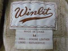 Winlet Women's Leather Jacket Size Medium