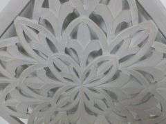 Wooden Trellis Wall Decoration - 17.5" x 17.5"
