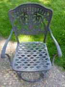 Nice (7) Piece Cast Metal Patio Set - See Description