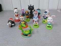 Group Of (14) Collectible Solar Figurines