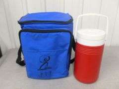 Soft Shell Insulated Lunch Cooler / Coleman 1/2 Gallon Water Jug